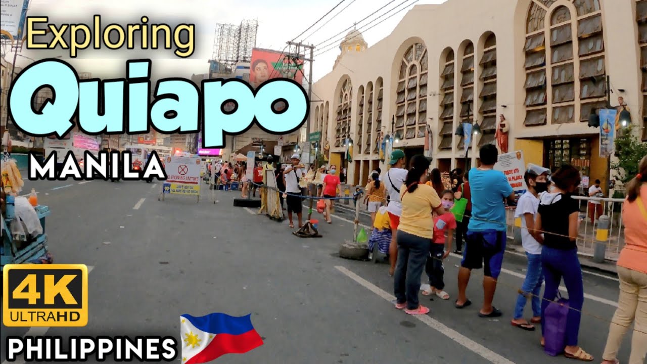 Bike ride Tour in Quiapo Manila - Old downtown of Manila Philippines | Recto,Avenida and Carriedo