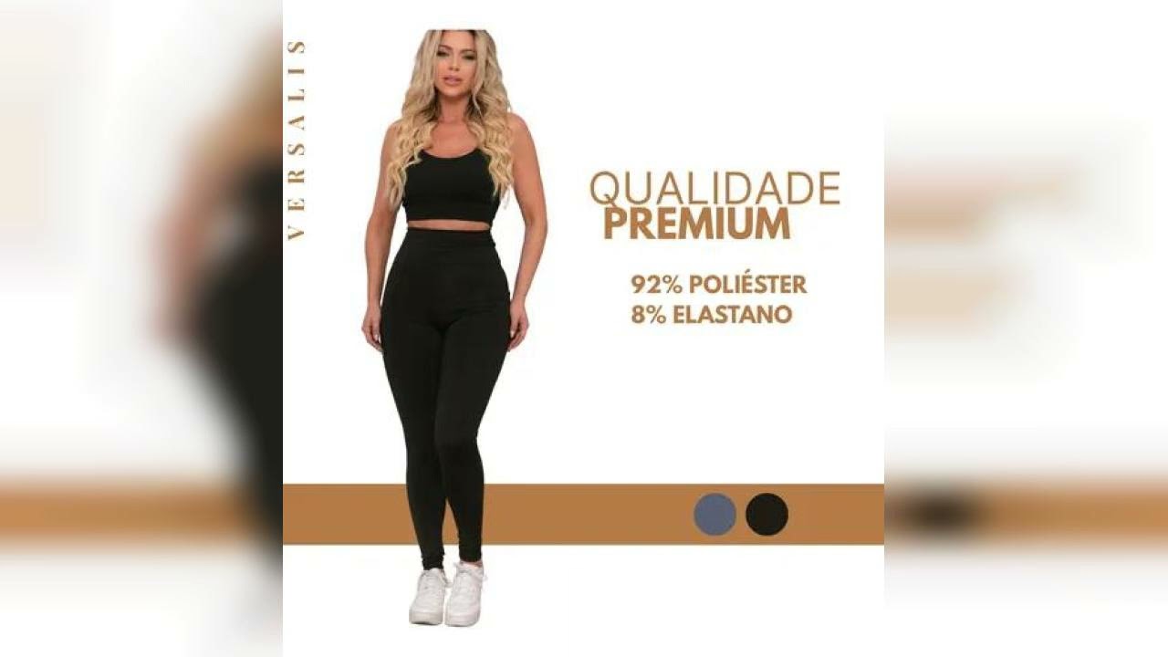 Review: Calça Legging Academia Suplex C/ Bolsos Zero Transparência