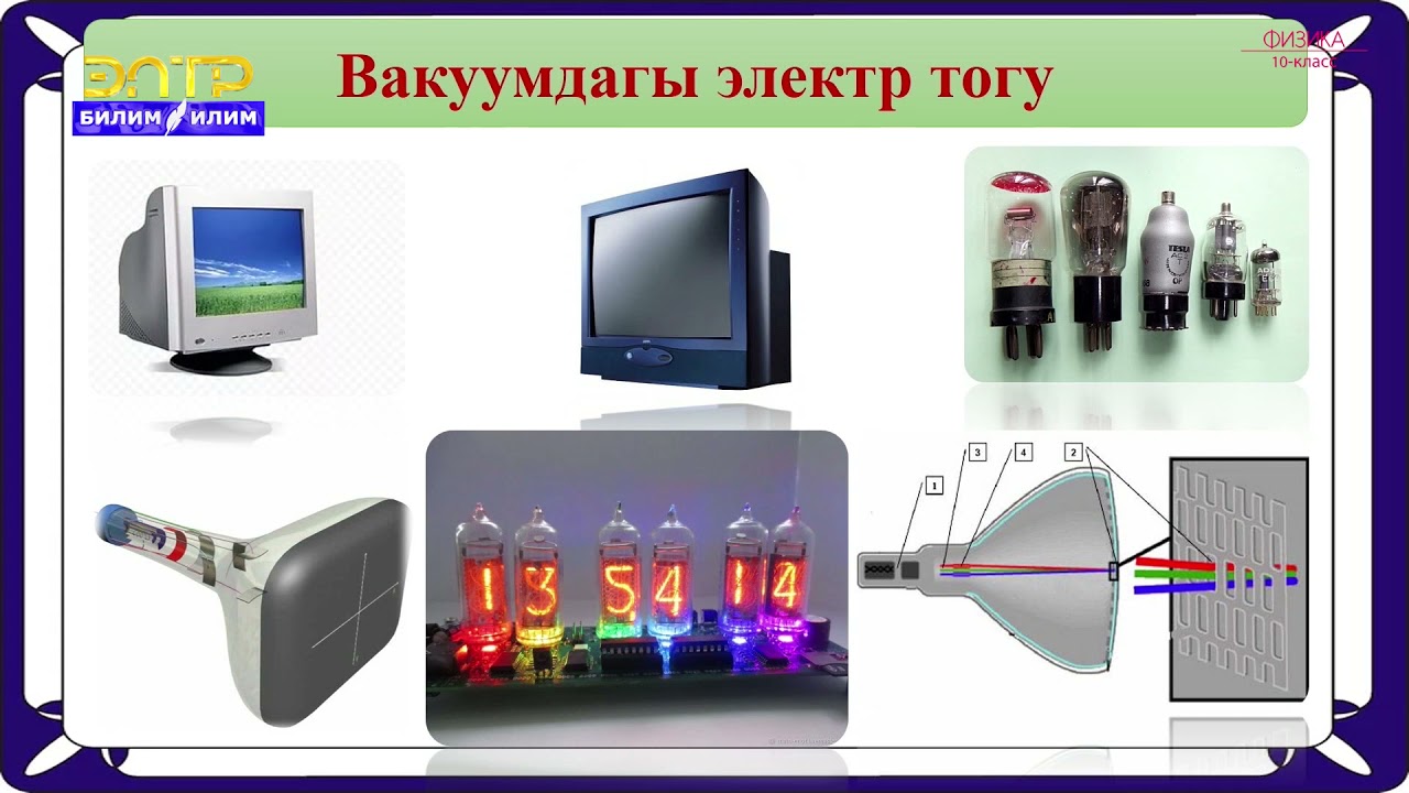 10-класс | Физика | Вакуумдагы электр тогунун табияты