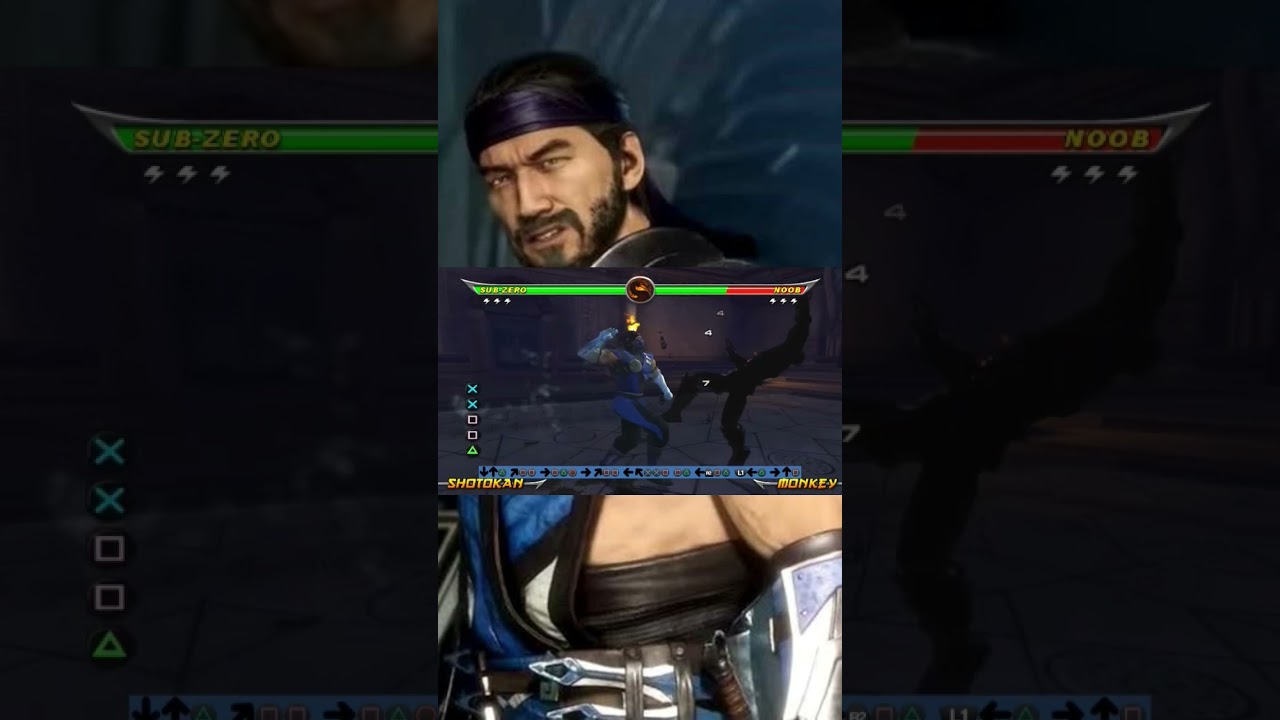 Mortal Kombat Armageddon: Sub-Zero (COMBO 96%) #combo #subzero #mortalkombatarmageddon