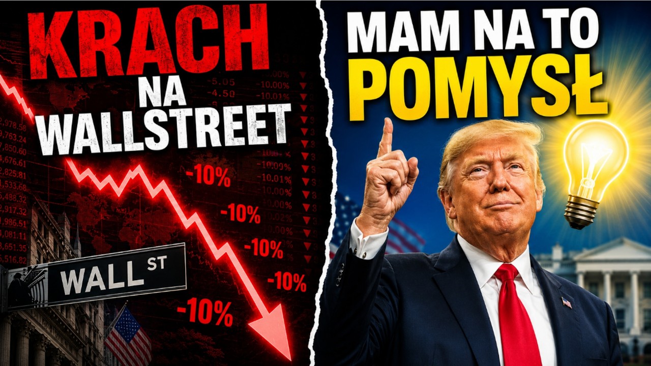 Krach na Wall Street! Nasdaq traci 1500 punkt&oacute;w! Co na to Donald Trump?