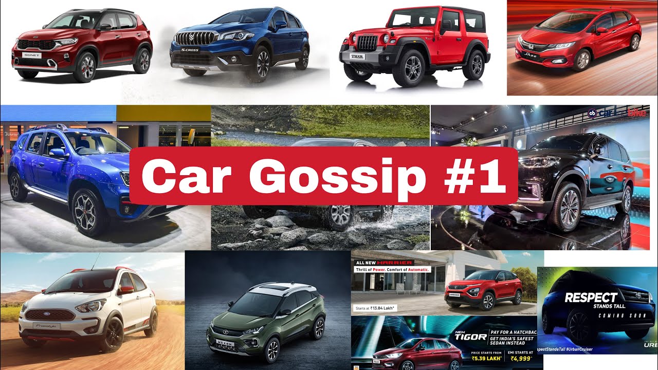 Car Gossip #1 -Kia Sonet,S-Cross,Thar 2020,Jazz 2020, Endeavour and Tata Price Hike,Urban Cruiser..
