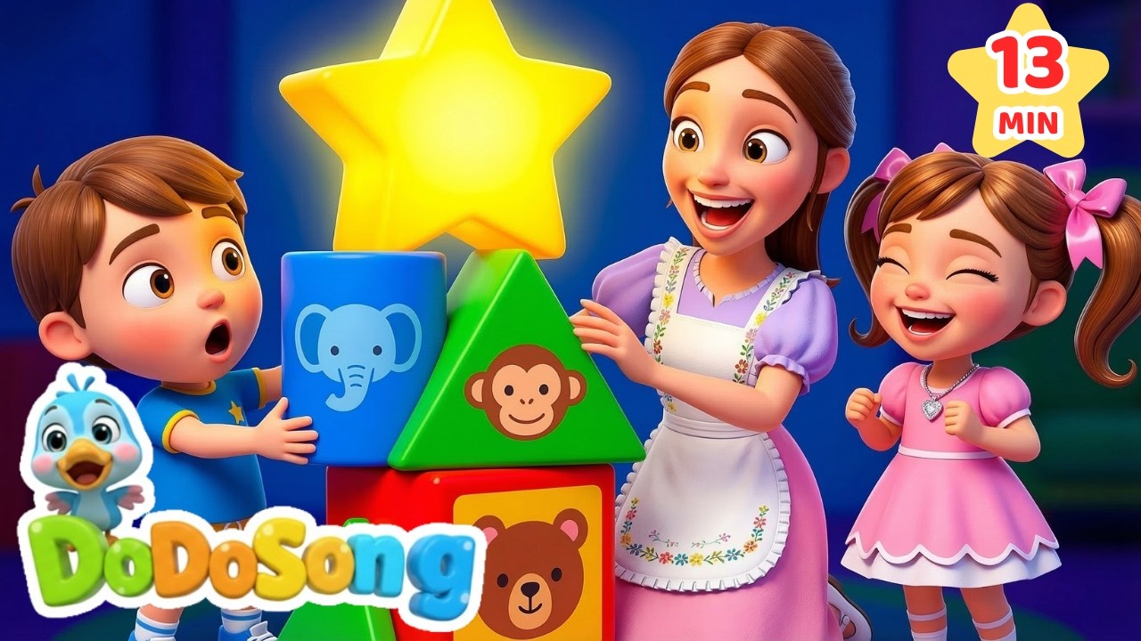 Learn Through Play Kids Songs | Shapes, Animals & Veggies | Dodosong Nursery Rhymes