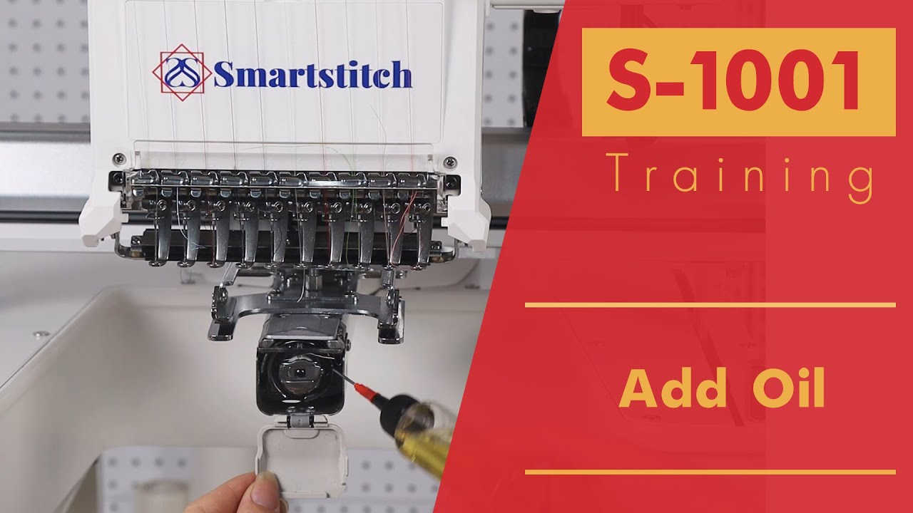 Техническое обслуживание вышивальной машины Smartstitch S1001