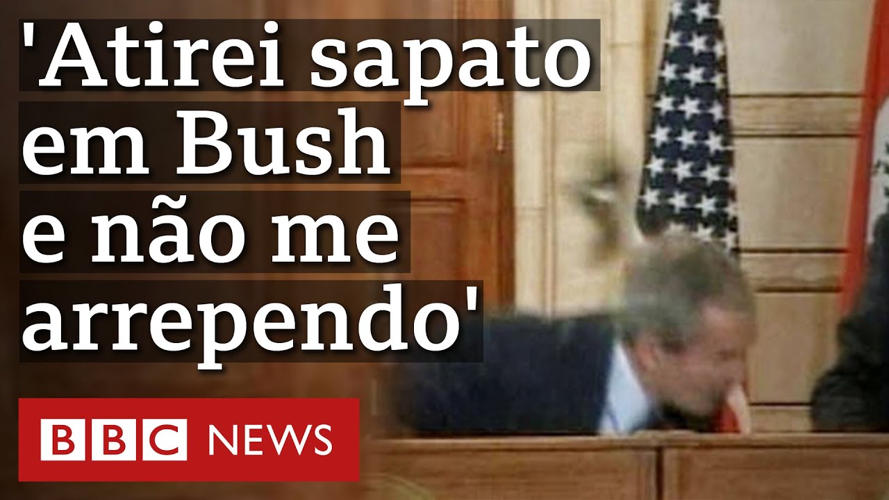 Guerra do Iraque, 20 anos: o iraquiano condenado por atirar sapato em Bush