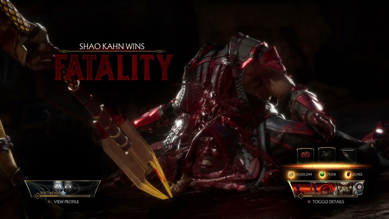 I AM SHAO KAHN, SLAYER OF SCORPIONS