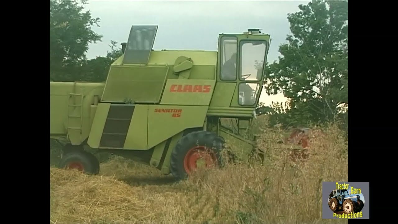 CLAAS SENATOR 85 HARVESTING SPRING BARLEY