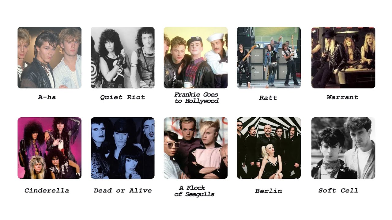 Every Rock Band That Ruled The 80's And Then Vanished ! Explained in 11 mins