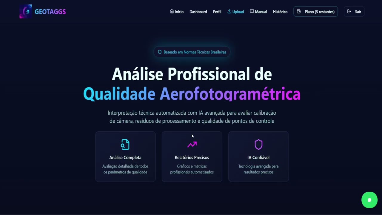 GEOTAGGS ANALISE DE QUALIDADE AEROFOTOGRAMÉTRICA