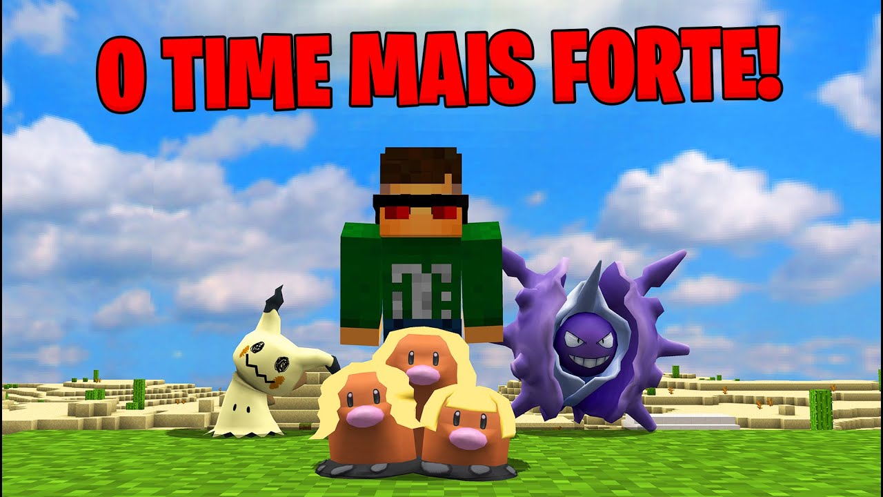 FINALMENTE FIZ O MELHOR TIME PRA RANKED DO PIXELMON BRASIL!