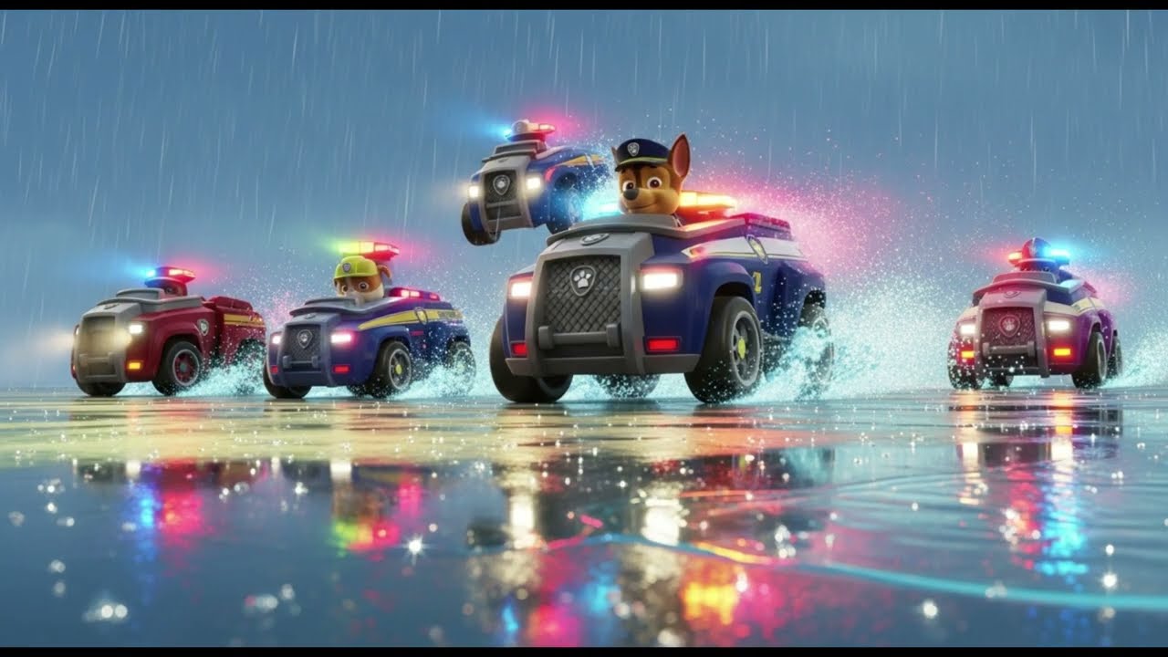 Paw patrol rescue team