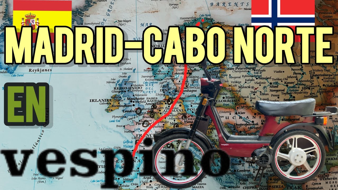 Poniendo en regla VESPINO para el viaje 1#- Madrid Cabo Norte en Vespino