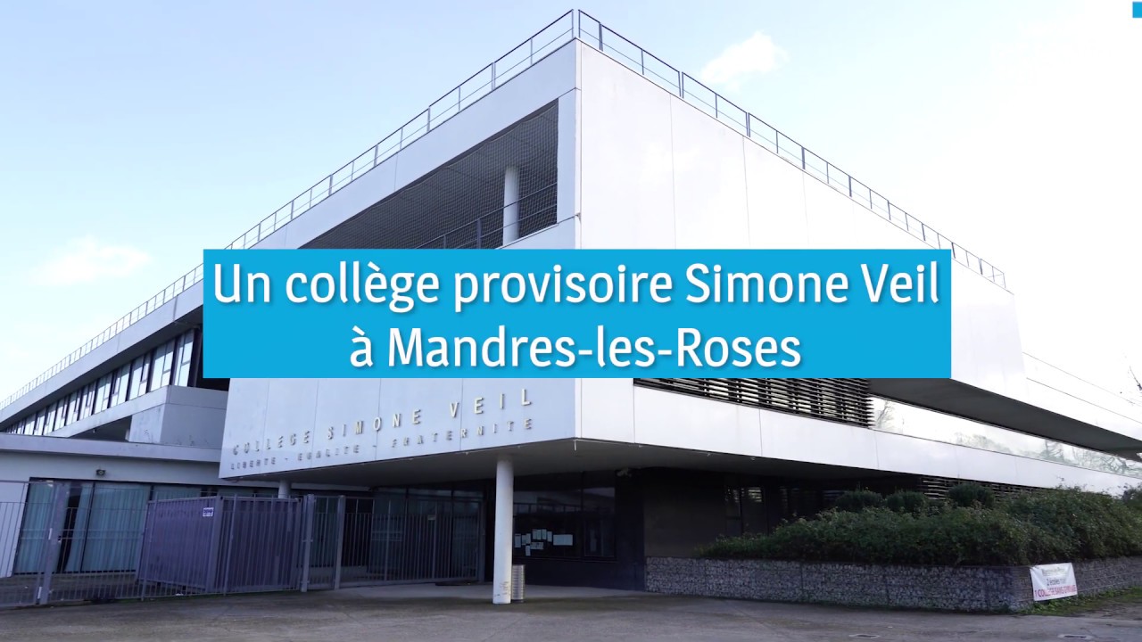 Un collège provisoire Simone Veil Mandres-les-Roses