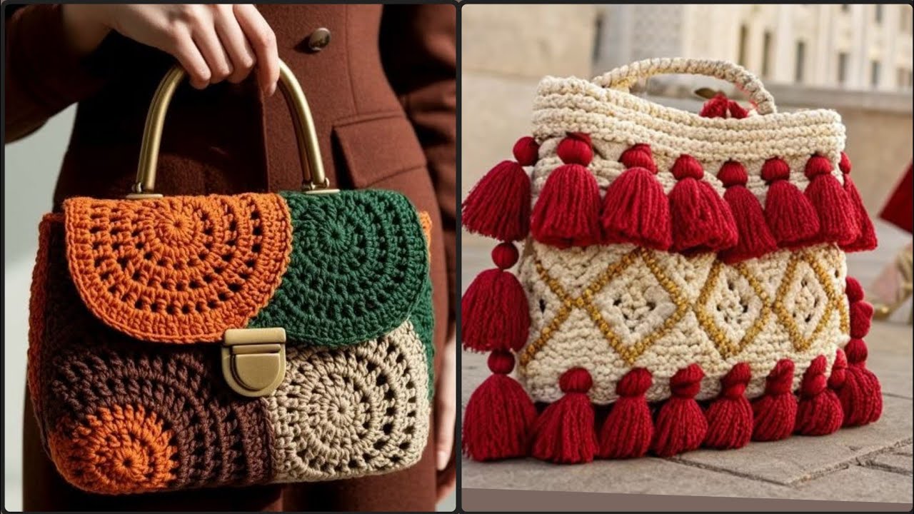 Latest Crochet HandbagDesigns |Handmade CrochetBags ldeas || Easy &ElegantBag Collection 2026