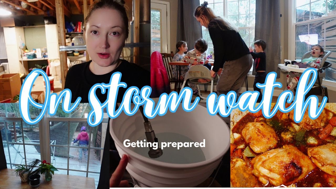 Подготовка к снежной буре: семейный видеоблог