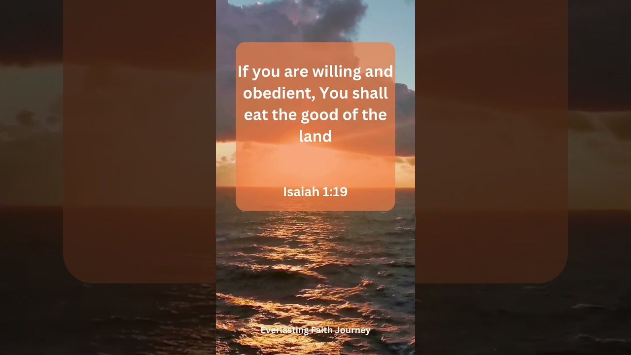 Isaiah 1:19