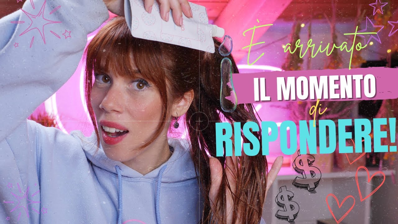 FREQUENTO QUALCUNO? 🥰 PERCHÈ NON PUBBLICO SPESSO? 🙄 Metto l'olio sui capelli e vi rispondo...