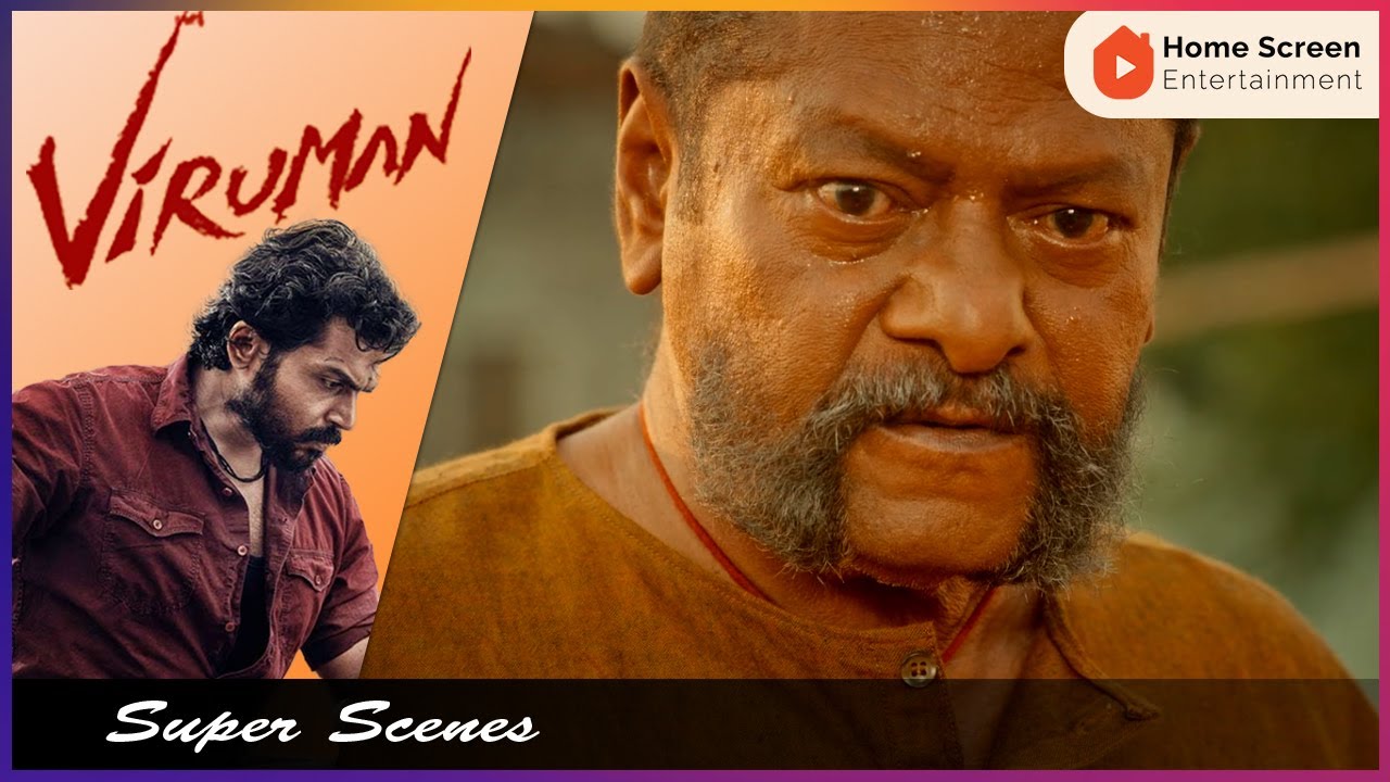 Viruman Movie Scenes | Rajkumar thanks Karthi | Karthi | Aditi Shankar | Soori | Rajkiran