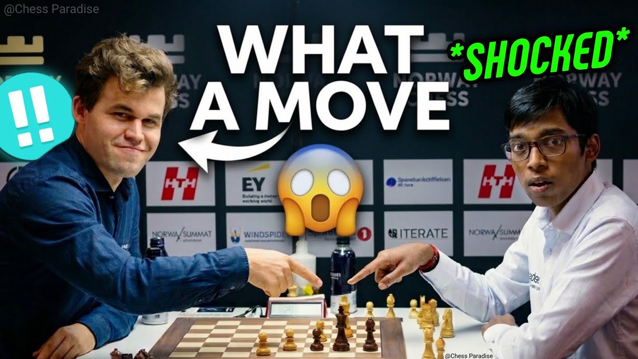 Shocking Brilliant!🤯...Magnus Carlsen Made A Shocking Move!🔥