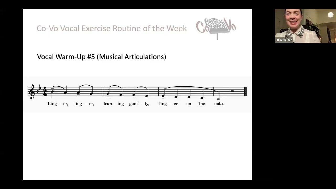Vocal Warm-Up for Classical Singers | Musical Articulations | Co-Vo Routine #5