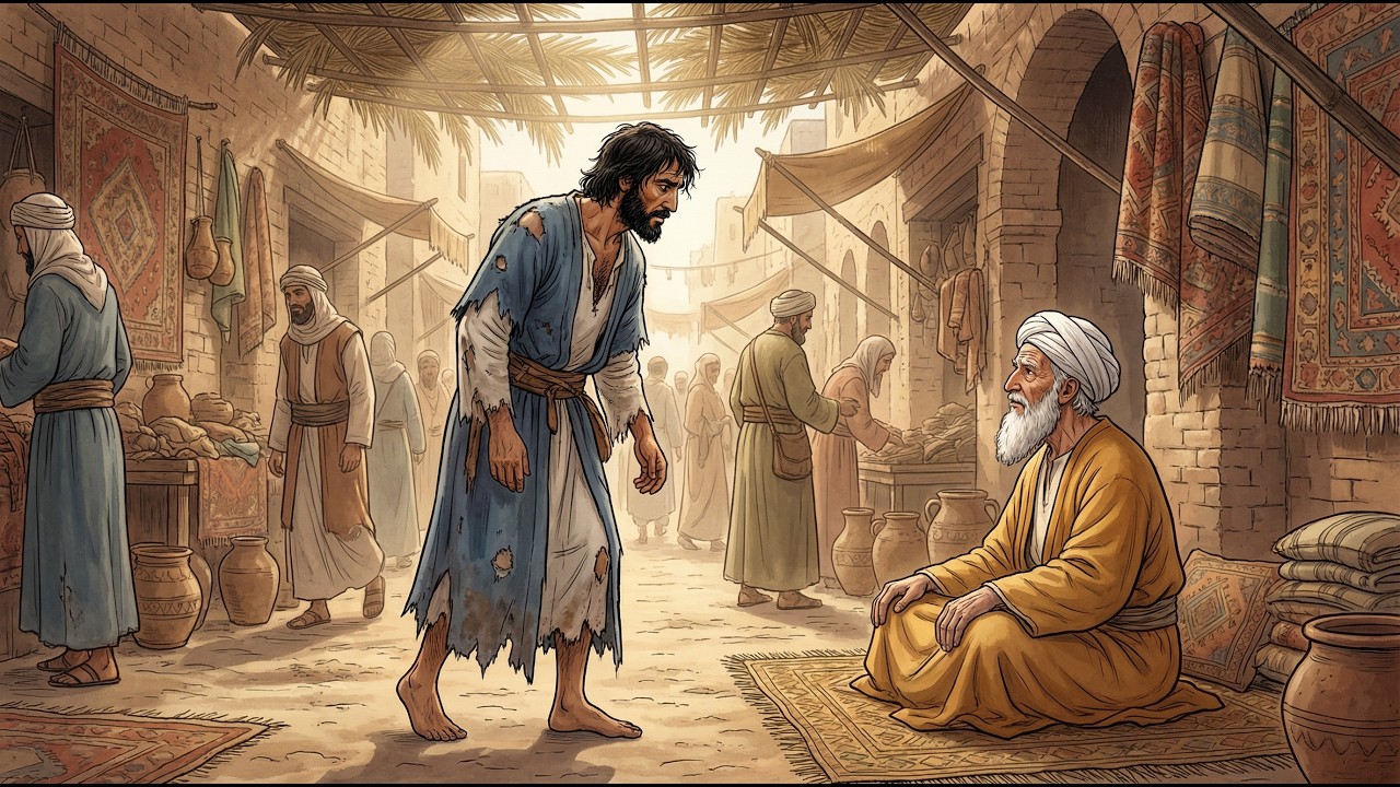 التاجر الذي خسر كل ثروته في البحر… النصيحة التي اشتراها بآخر دينار جعلته أغنى من الملك!