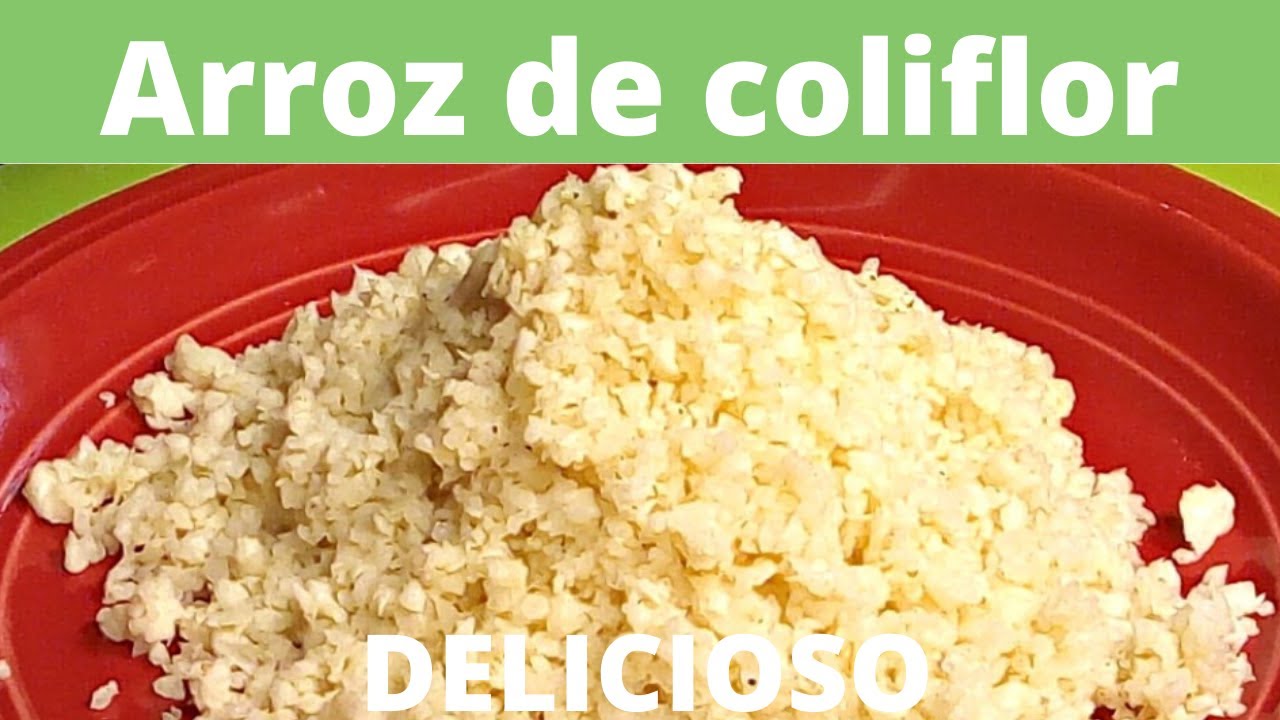 Arroz de coliflor, delicioso.- RecetasdeLuzMa