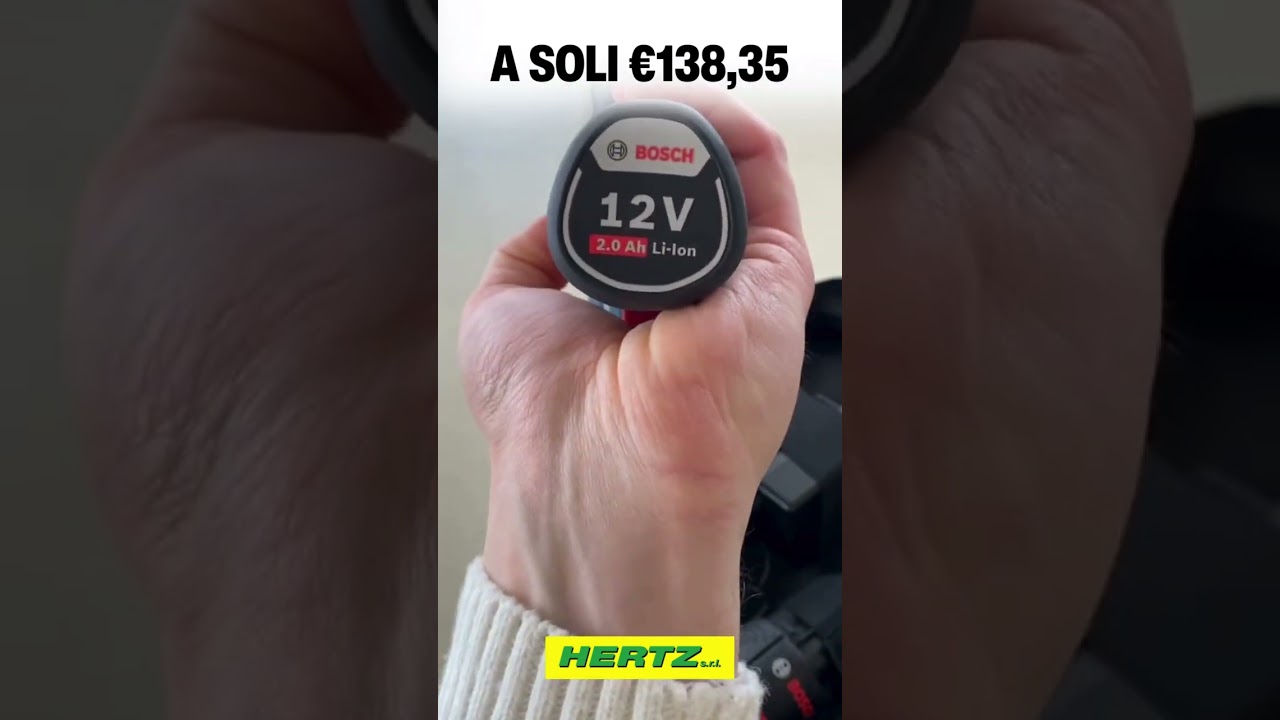 Trapano Avvitatore A Percussione Bosch GSB 12V-15 | Hertz SRL