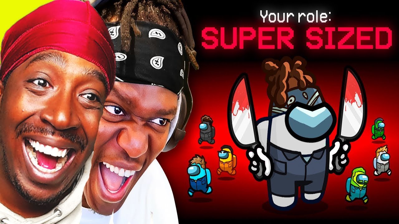 REACTION TO SIDEMEN AMONG US BUT THE IMPOSTER'S A GIANT