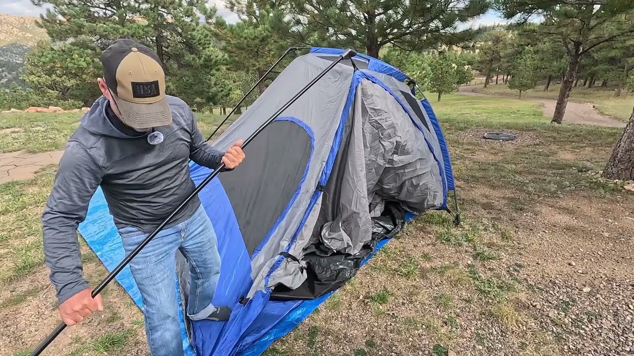 Лучший способ установить палатку Napier Sportz SUV Tent на Jeep Wrangler.