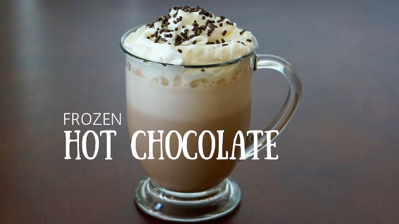 Easy Frozen Hot Chocolate Recipe