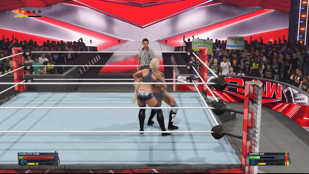 WWE 2K24 RAW CHARLOTTE vs. SUMMER RAE