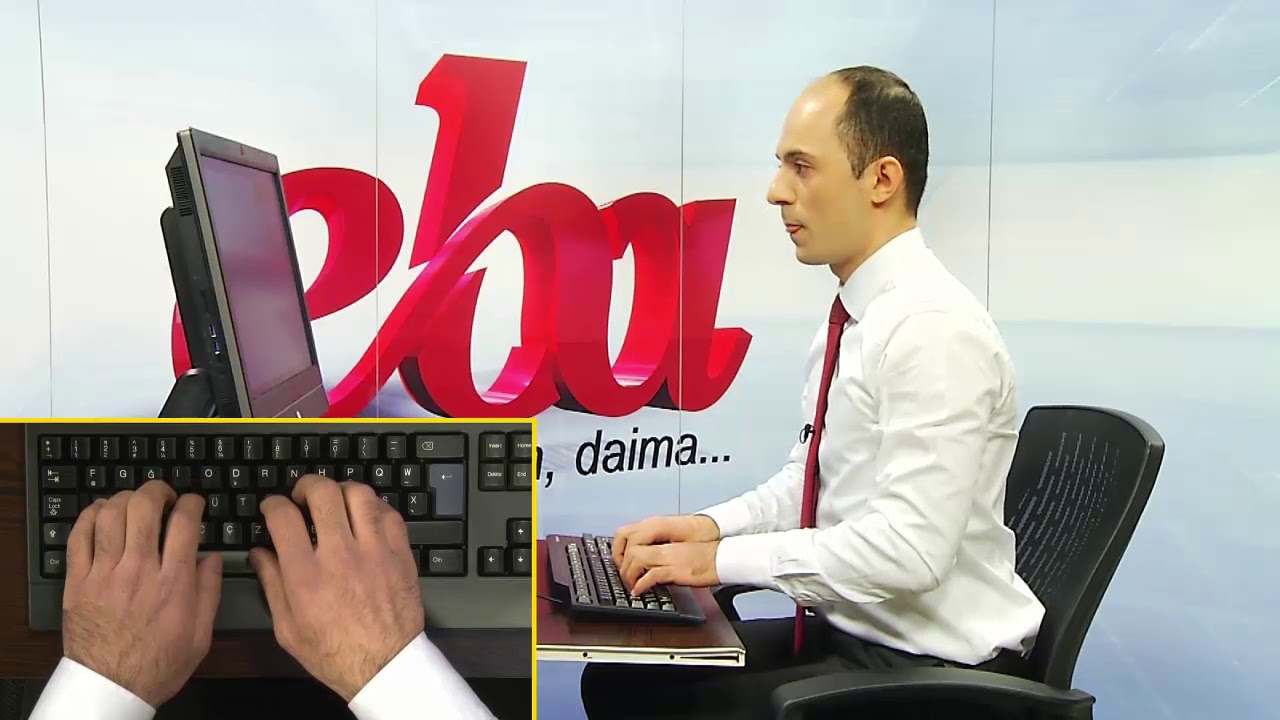 ON PARMAK F KLAVYE ÖĞRENİYORUM - TEMEL YAZIM TEKNİKLERİ (DÜNYA KLAVYE ŞAMPİYONU CELAL AŞKIN)