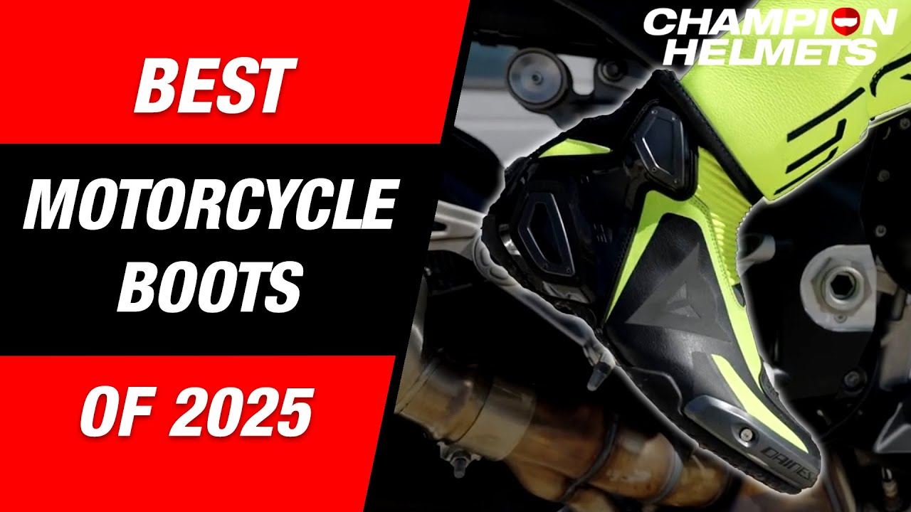 Top 6 Best Motorcycle Boots Of 2025 | Champion Helmets