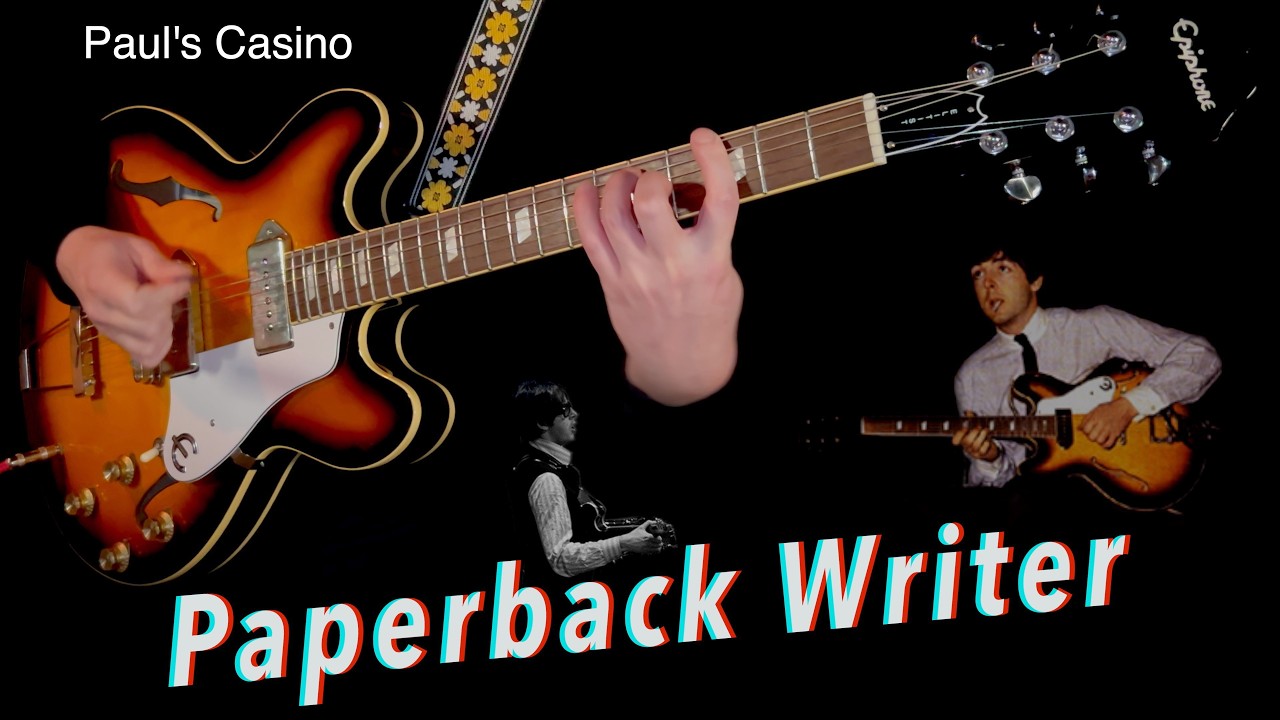 Paperback Writer | Lead Guitar Cover | Isolated Casino