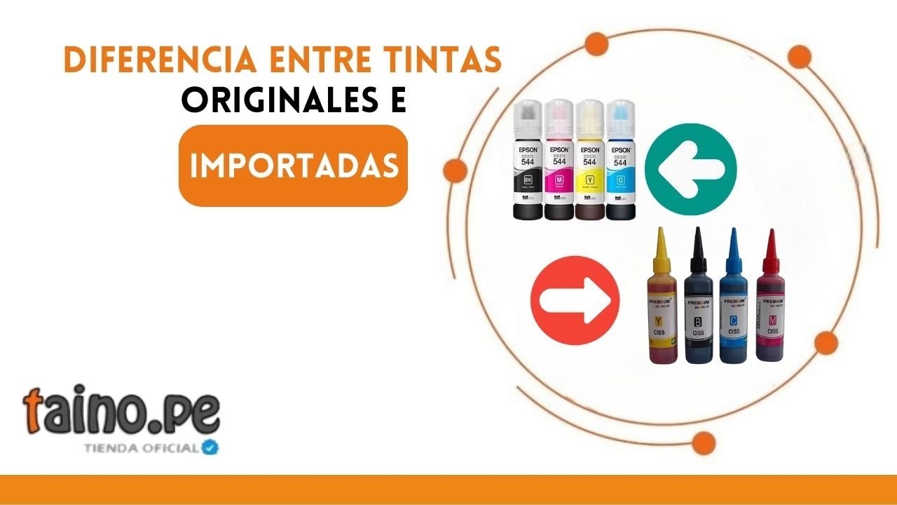 ✅Diferencia Entre Tintas Epson 504 - 544 | Taino®