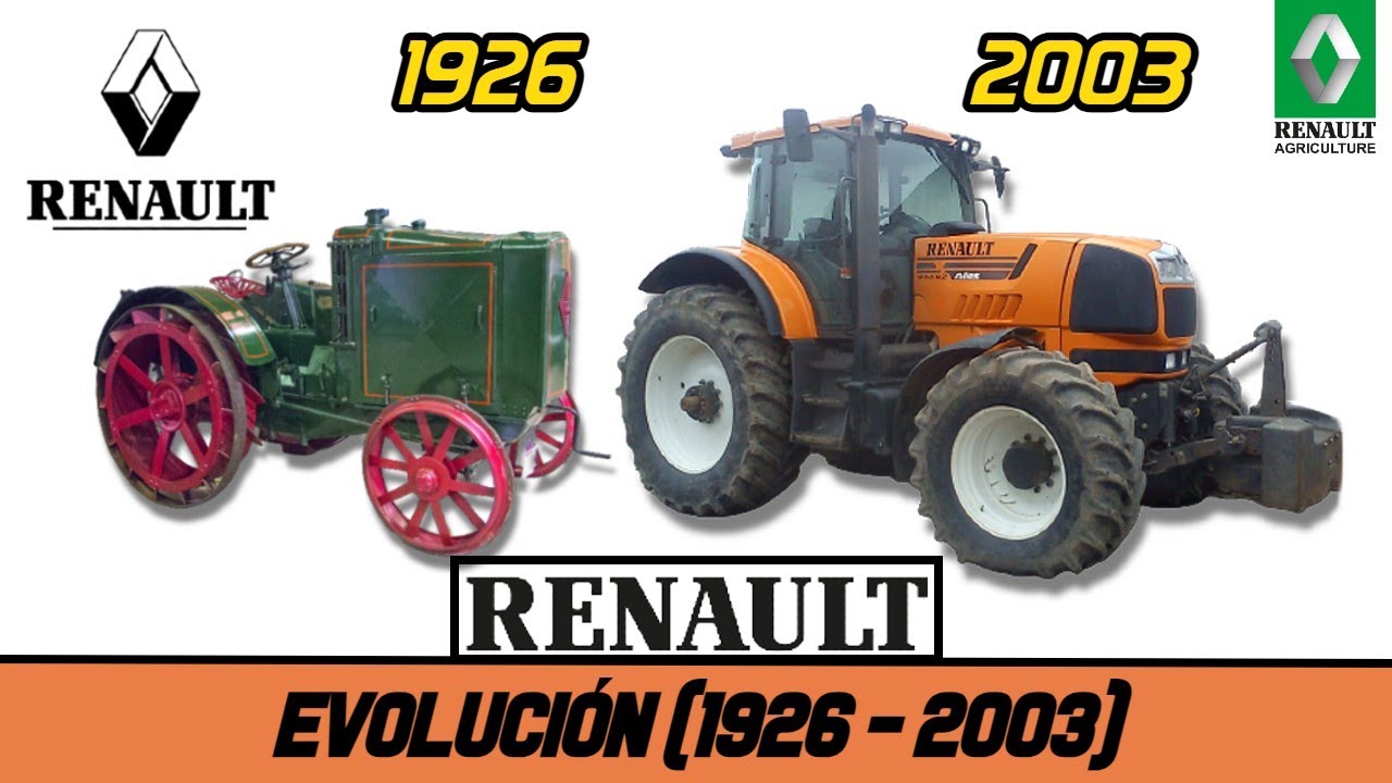 Tractores RENAULT - Historia y Evolución (1926 - 2003)!!!!
