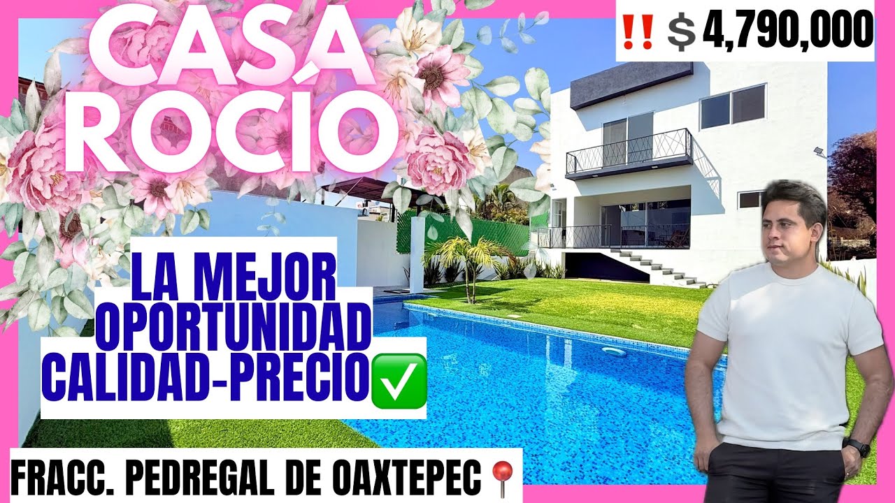En Venta | Casa ROCÍO🪷 La Mejor Oportunidad Calidad-Precio✅Fracc Pedregal de Oaxtepec📍