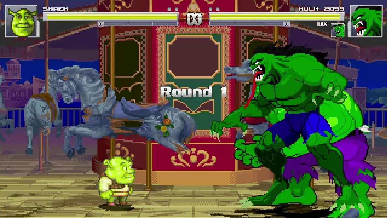 AN Mugen Request #524: Shrek VS Hulk 2099 & Hulk