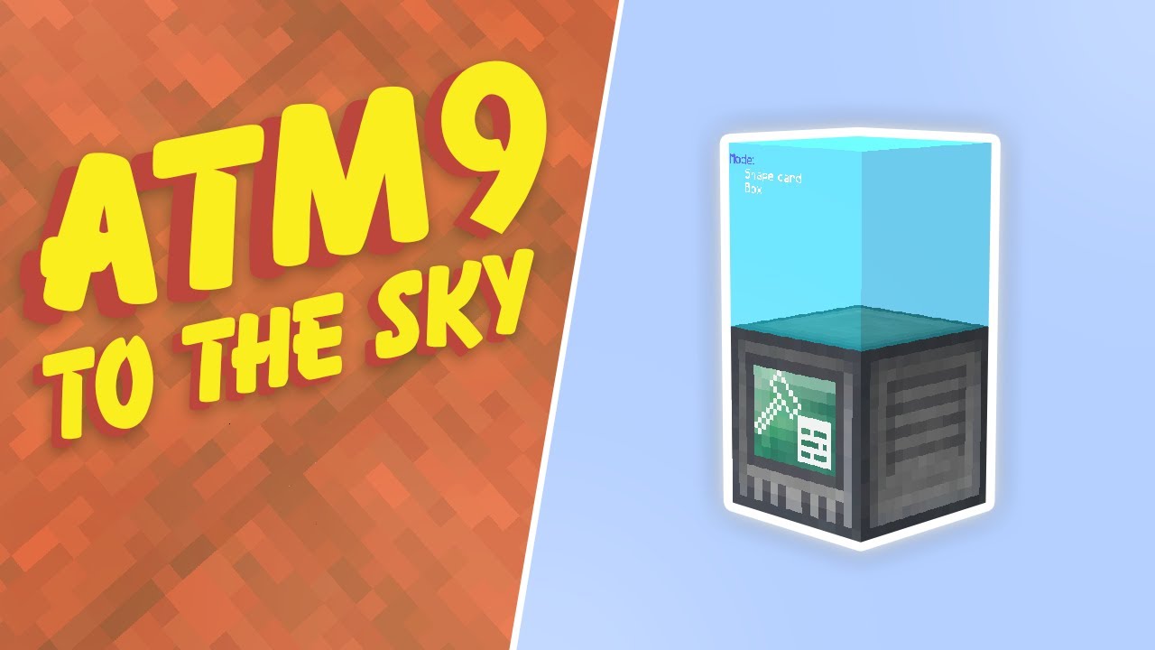 All The Mods 9 To The Sky EP4 Rftools Builder & Building Gadgets Base Building Tools