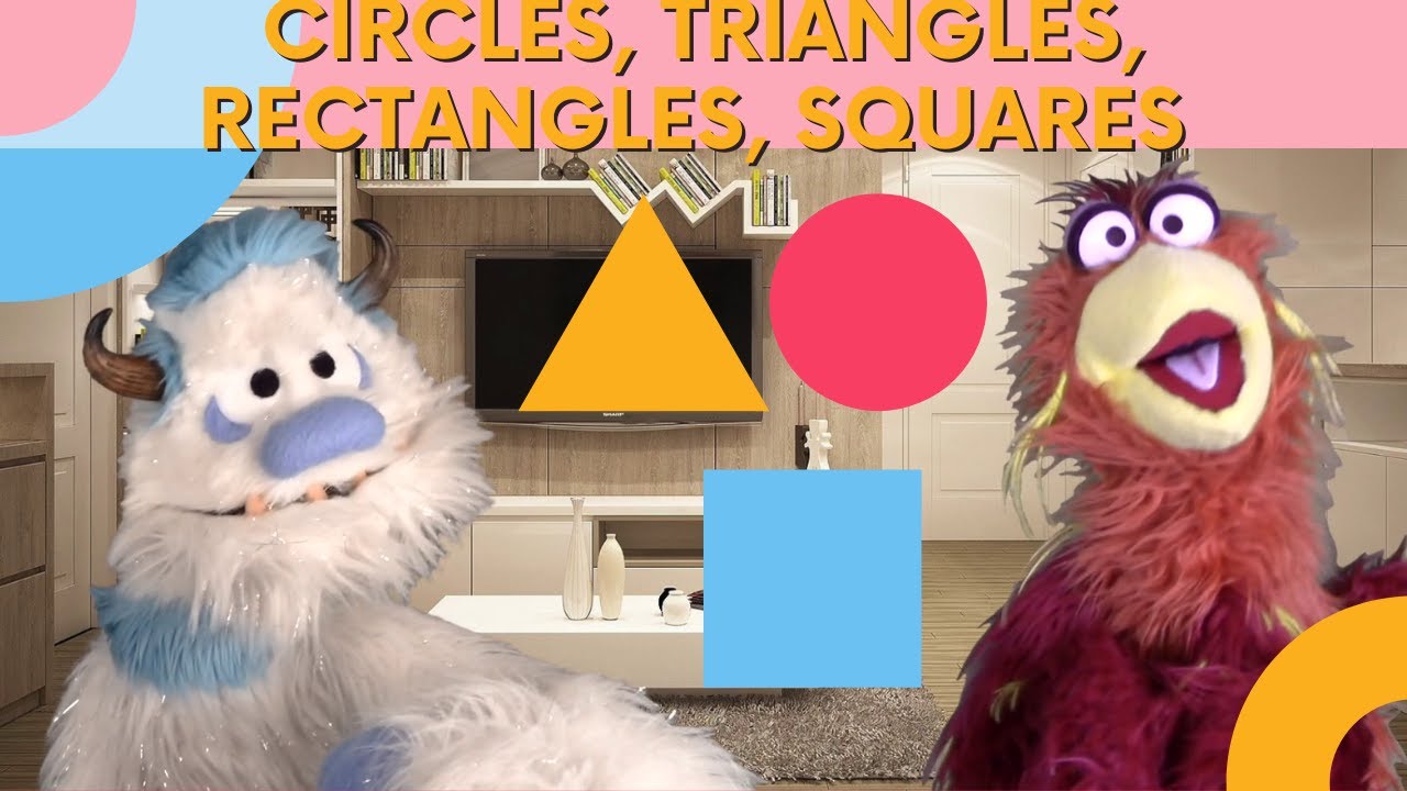 How to Recognize Shapes!  The Circles, Triangles, Rectangles, Squares Song - Learning Shapes
