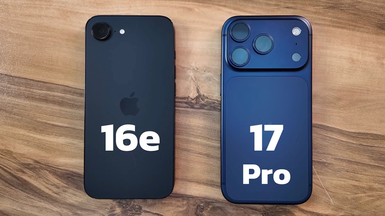 iPhone 16e против iPhone 17 Pro