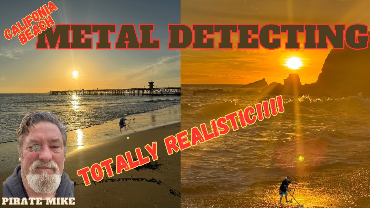 REAL Beach Metal Detecting!!!!