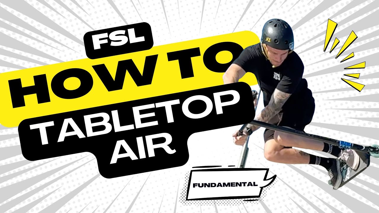 Scooter Trick Tutorial: TABLE TOP AIR 🛴 | Step-by-Step Guide