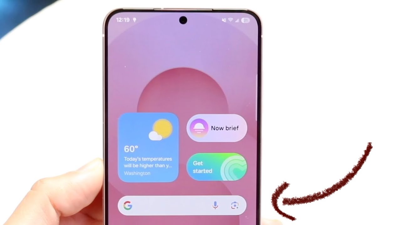 Как удалить строку поиска Google с главного экрана Android! (2025)