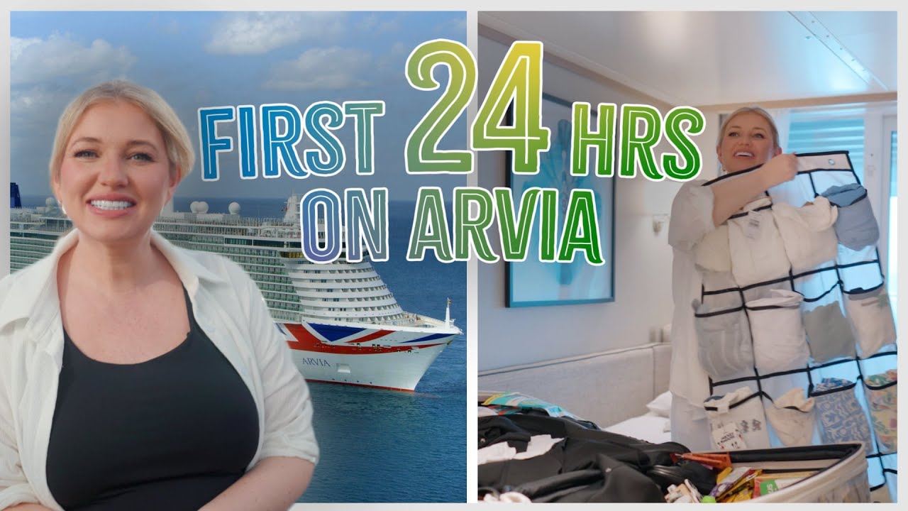 First day on a Caribbean fly-cruise aboard P&O Cruises Arvia with Amy Hart