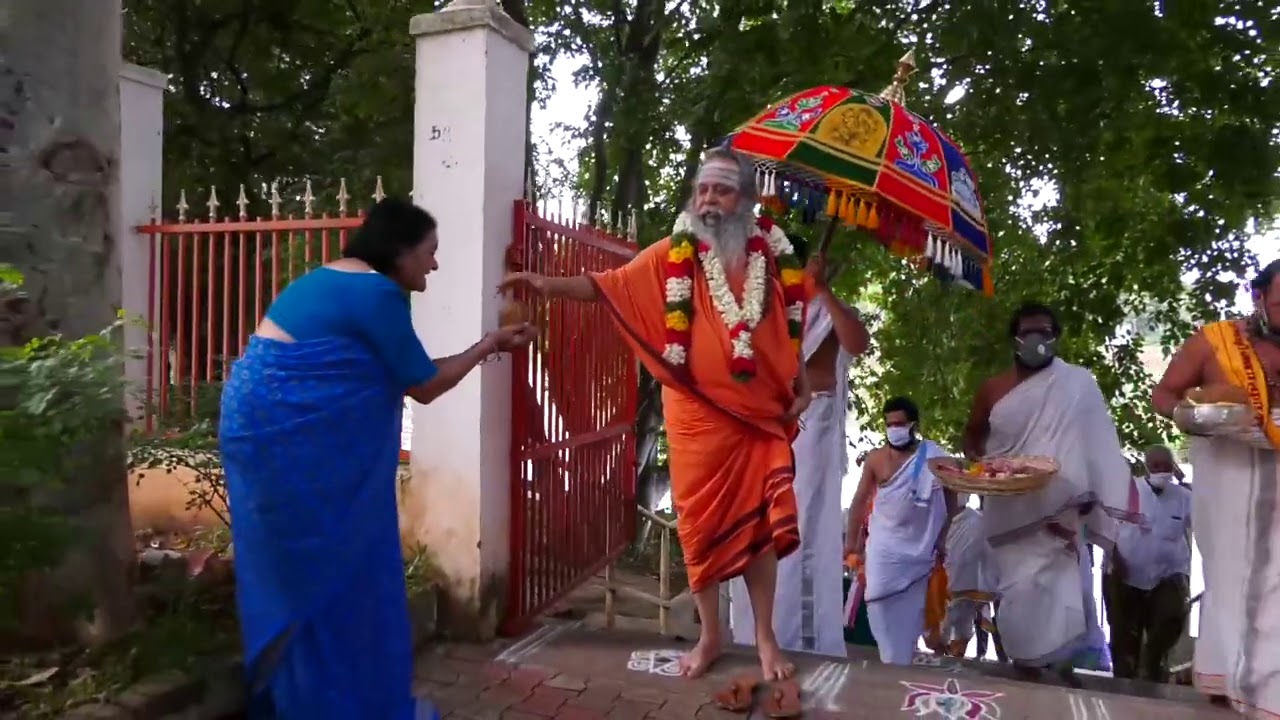Pujyasri  Swami  Omkarananda's  Viswarupa Yatra  -  Sep -  2 -  2020