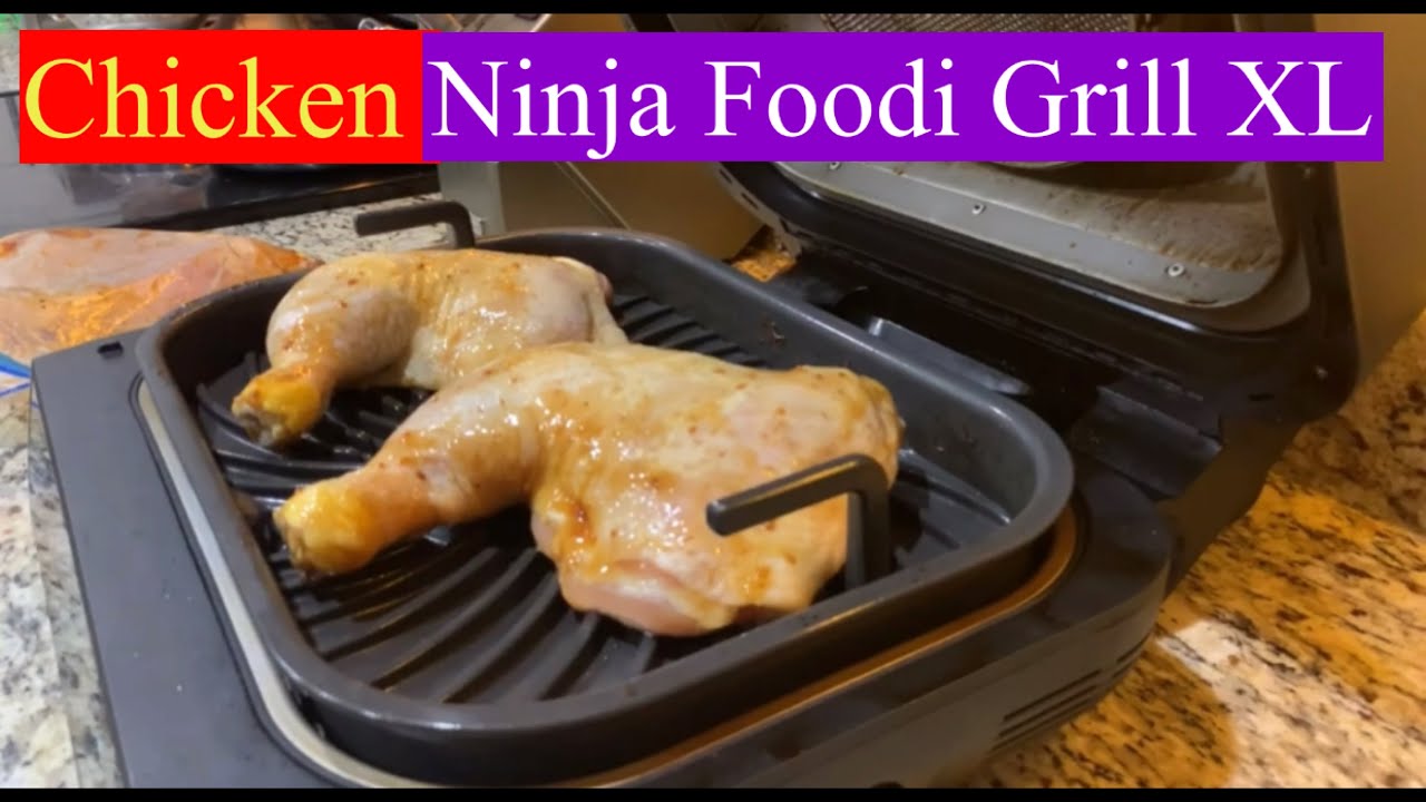 Ninja Foodie Smart XL Grill  - 2 huge Chicken Quarters