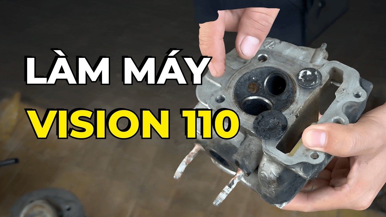 LÀM MÁY VISION 110 – PHỤC HỒI ĐỘ ÊM MƯỢT VÀ SỨC MẠNH CHO XE QUỐC DÂN