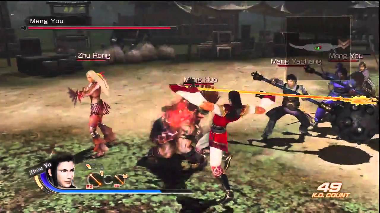 Zhou Yu Character Profile All Staff Weapons Wu Dynasty Warriors 7 PS3