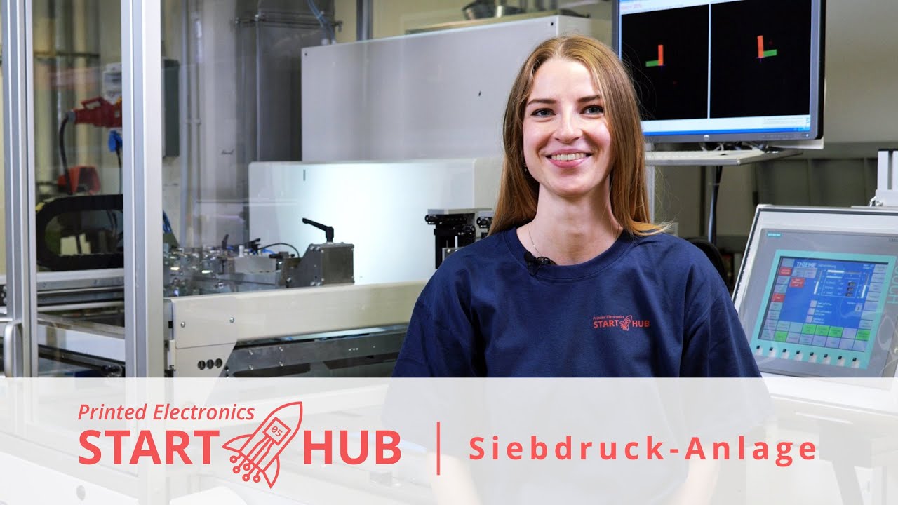 Siebdruck-Anlage | Start-Hub for Printed Electronics